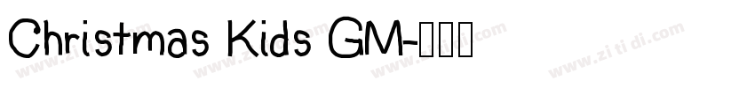 Christmas Kids GM字体转换